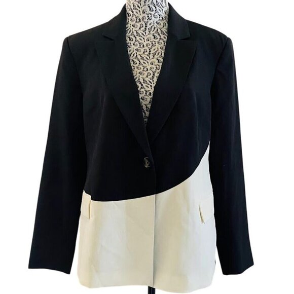 Scoop Women's Color Block Blazer Size Large 12-14 - Picture 4 of 9